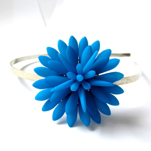 Svítící čelenka-světle modrá