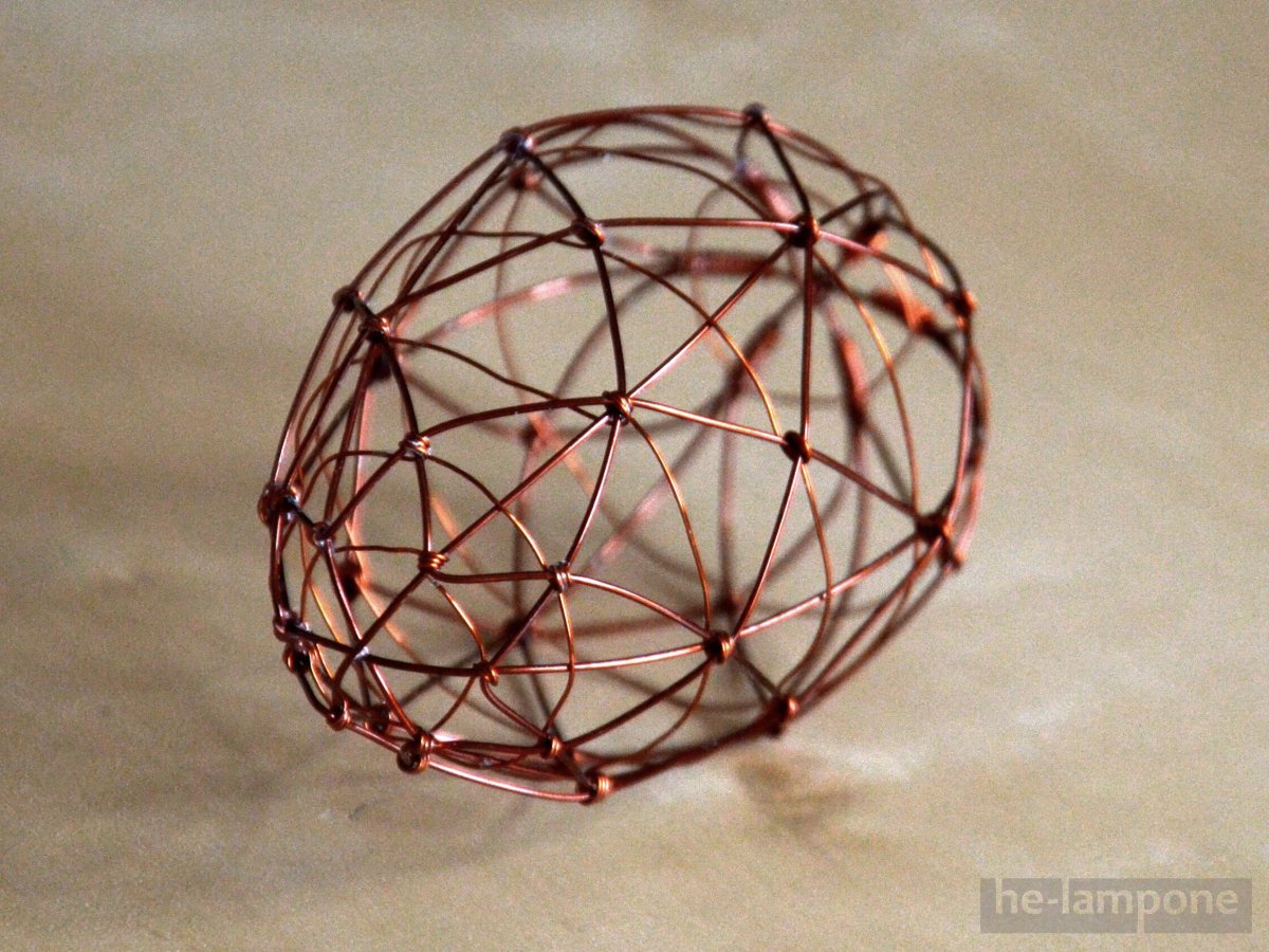 Drátěné vejce - geometrické