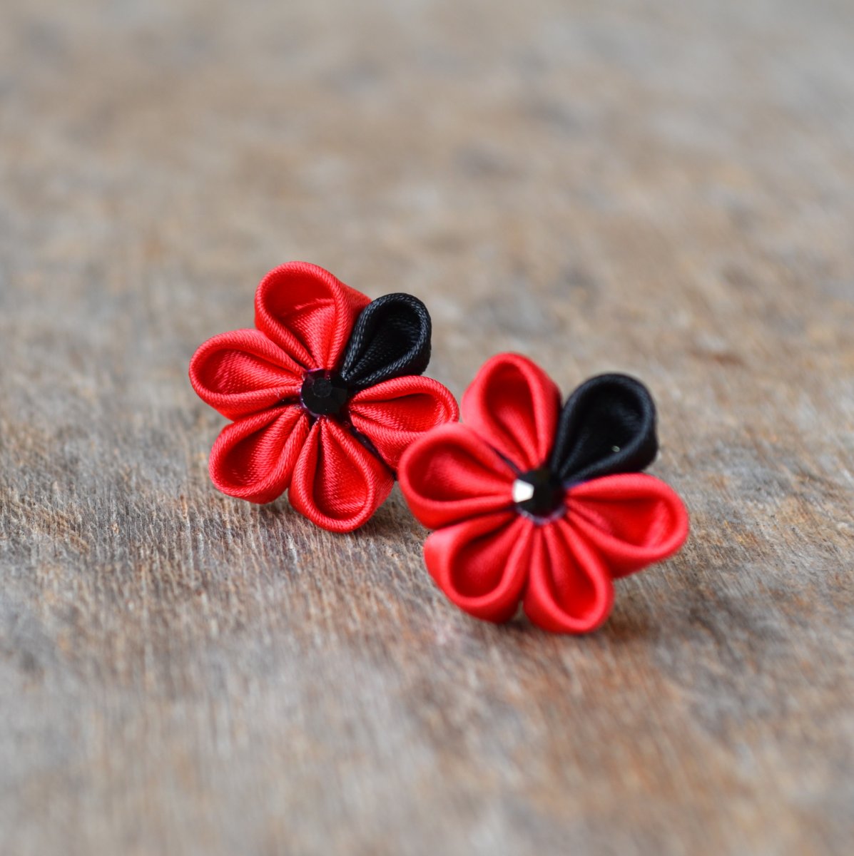 kanzashi náušničky na přání