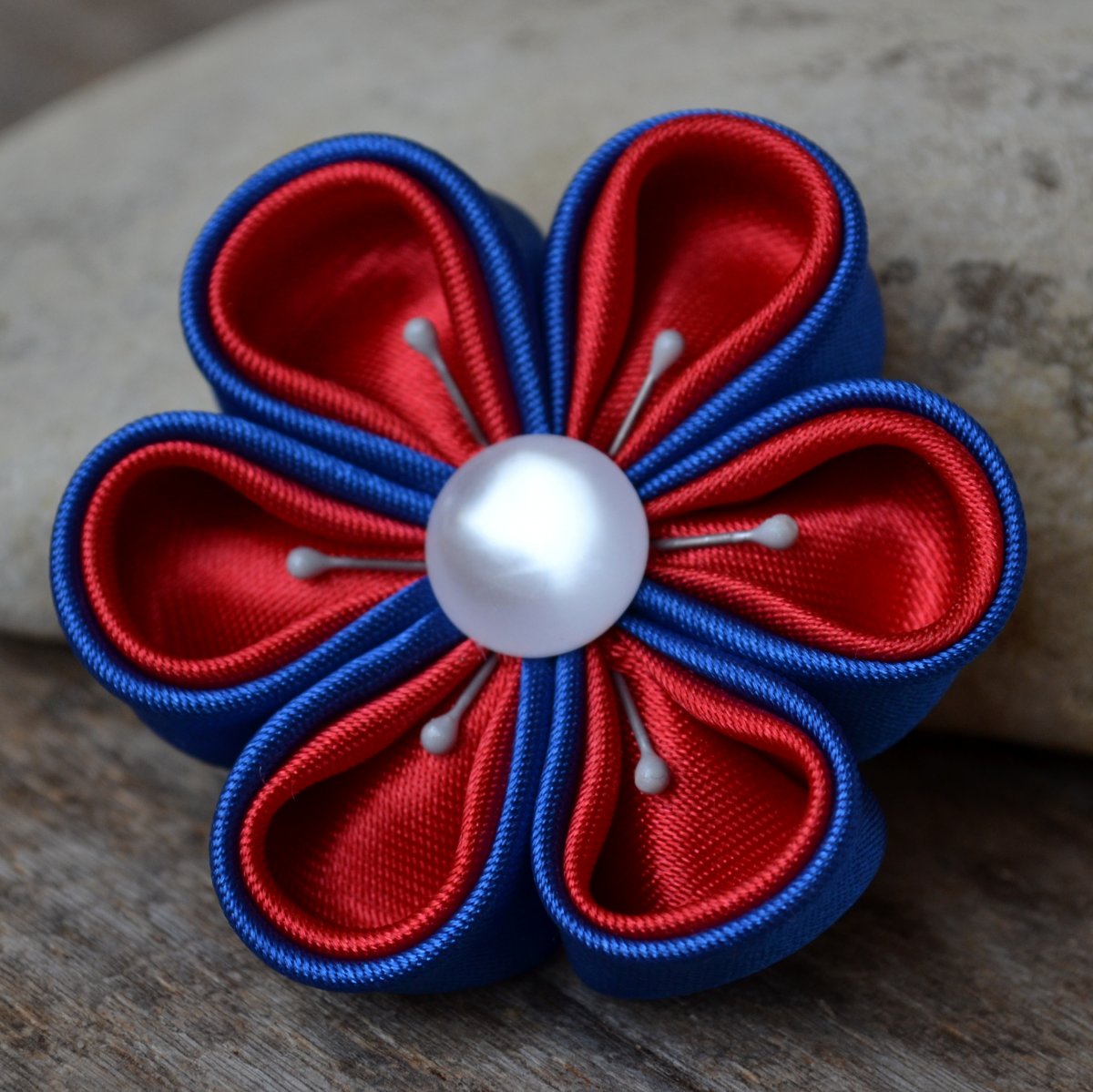 Kanzashi brož - Soči