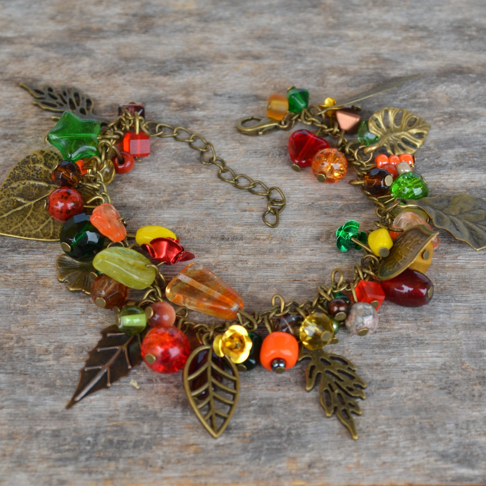 ketlovaný náramek - podzim