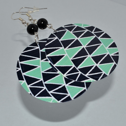 Kovové placky - zelenkavé