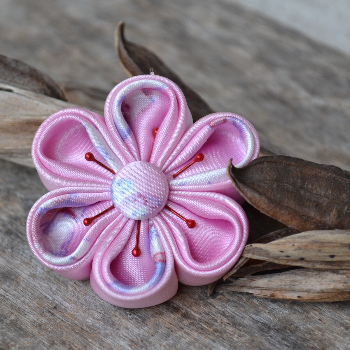 Kanzashi brož - Sakura