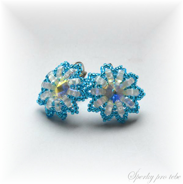 Obšité rivolky Swarovski Elements 