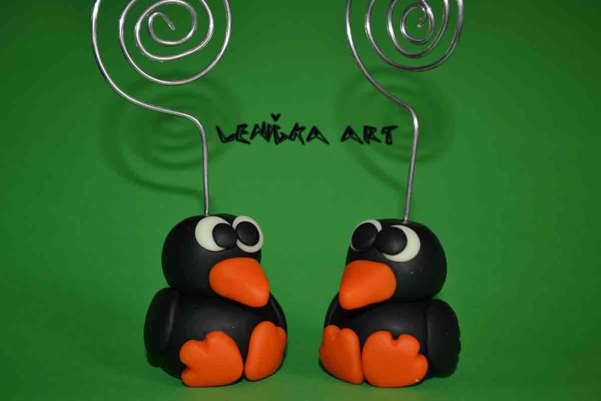 Vrabčáci - stojánky na fotky 