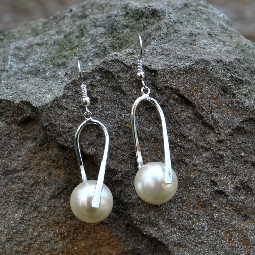 Náušnice - s perlí