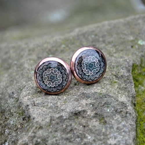 Měděné náušnice