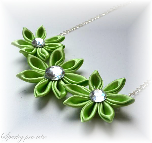 Náhrdelník Hana Kanzashi 