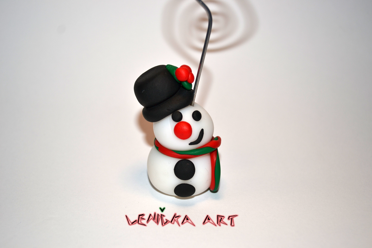 Stojánek na fotky sněhulák 