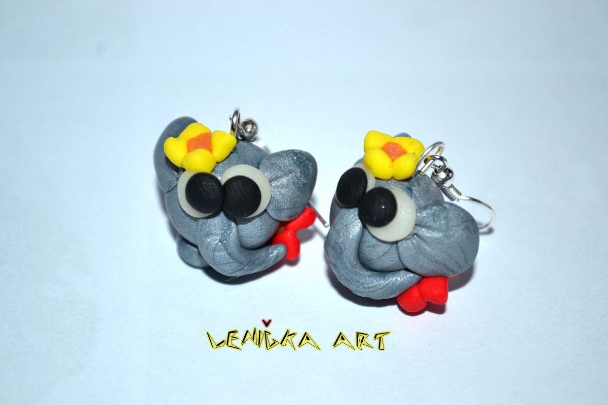 Indický sloník s kytičkou