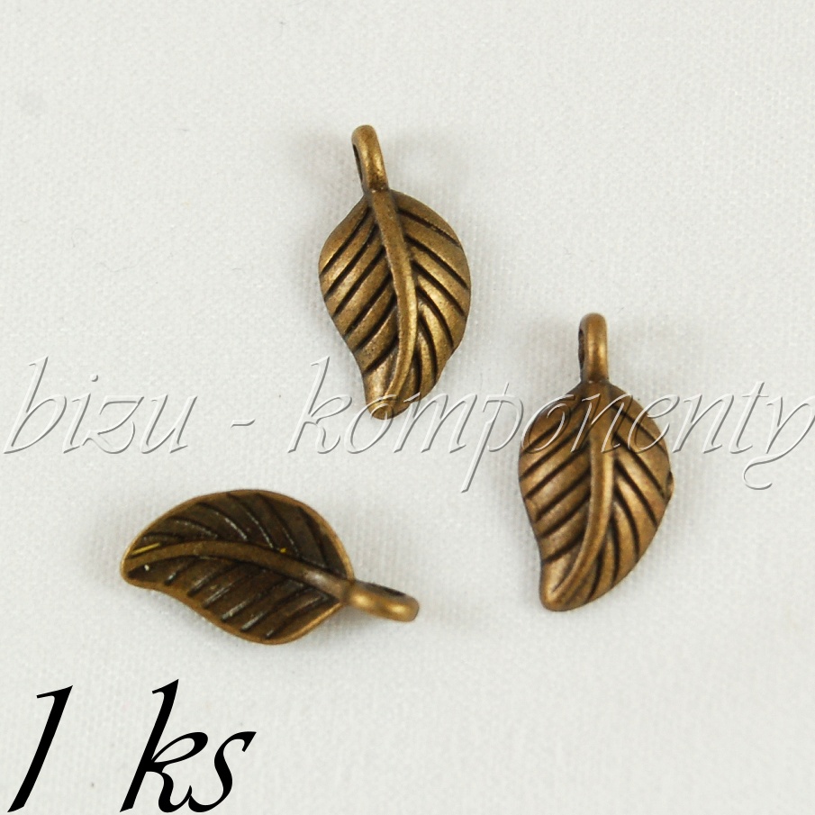 Lísteček, bronzová barva (02 0311)