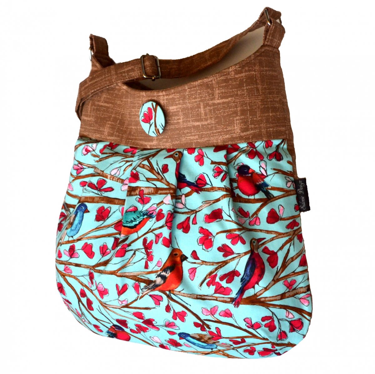 kabelka miss Bird on Blue