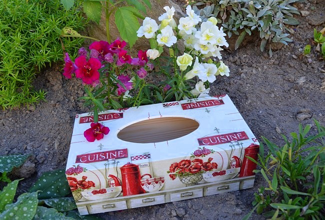 krabička na kapesníky konvičky