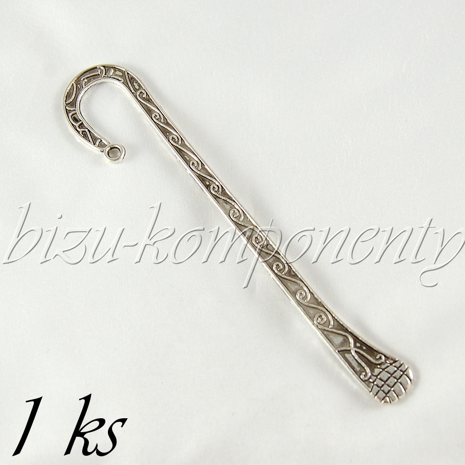 Stříbrná vlnková záložka do knihy (31 0015)