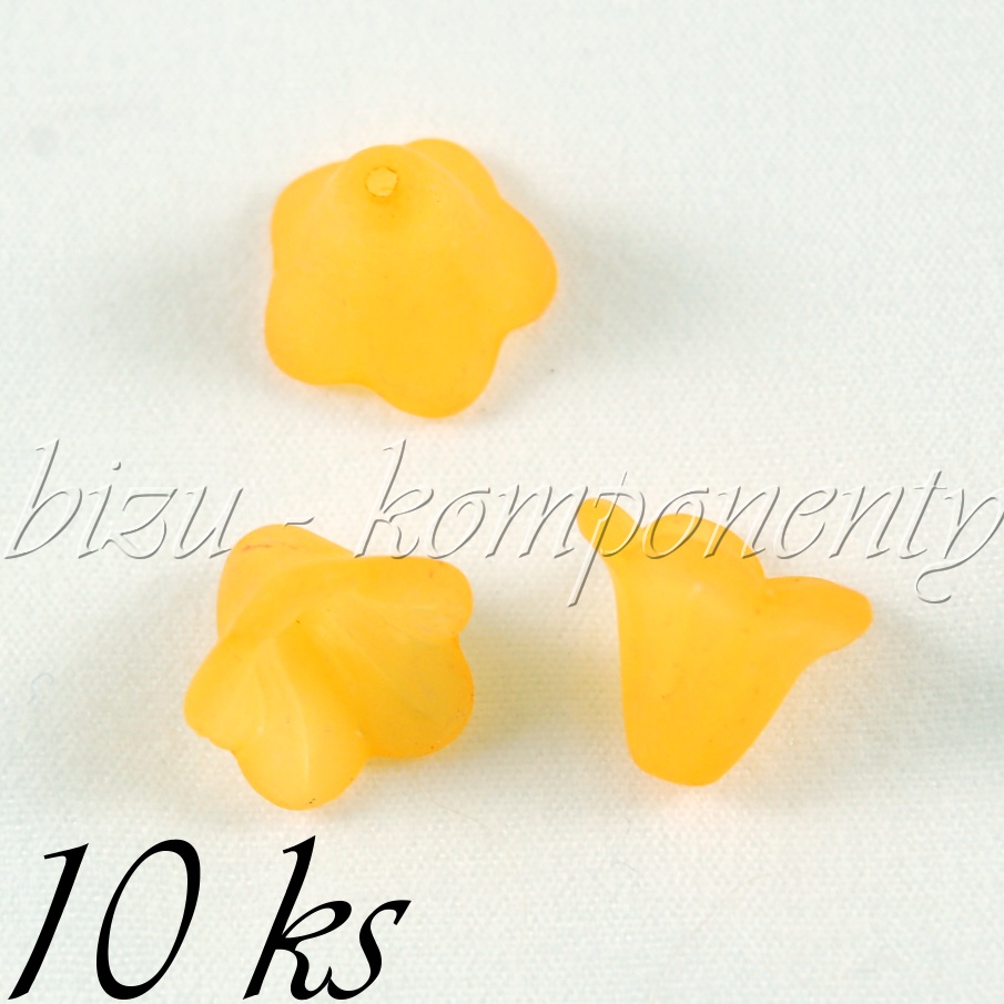 Oranžové akrylové zvonečky (01 0145)