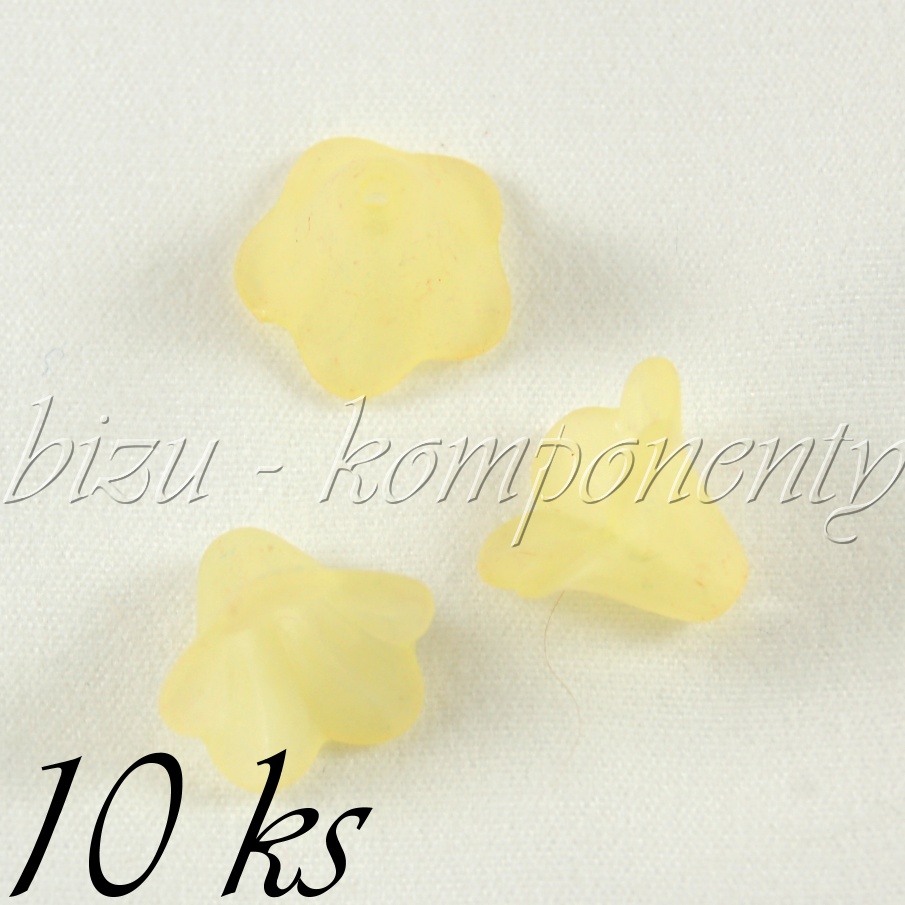 Žluté akrylové zvonečky (01 0147)