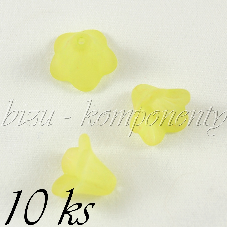 Žlutozelené akrylové zvonečky (01 0153)
