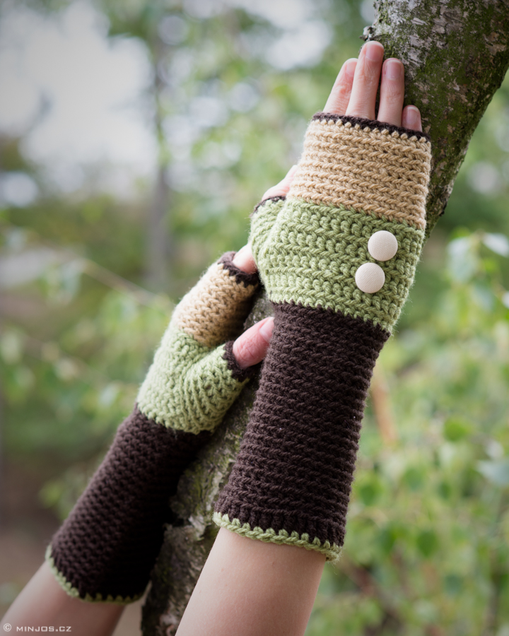 Rukavice Barvy země