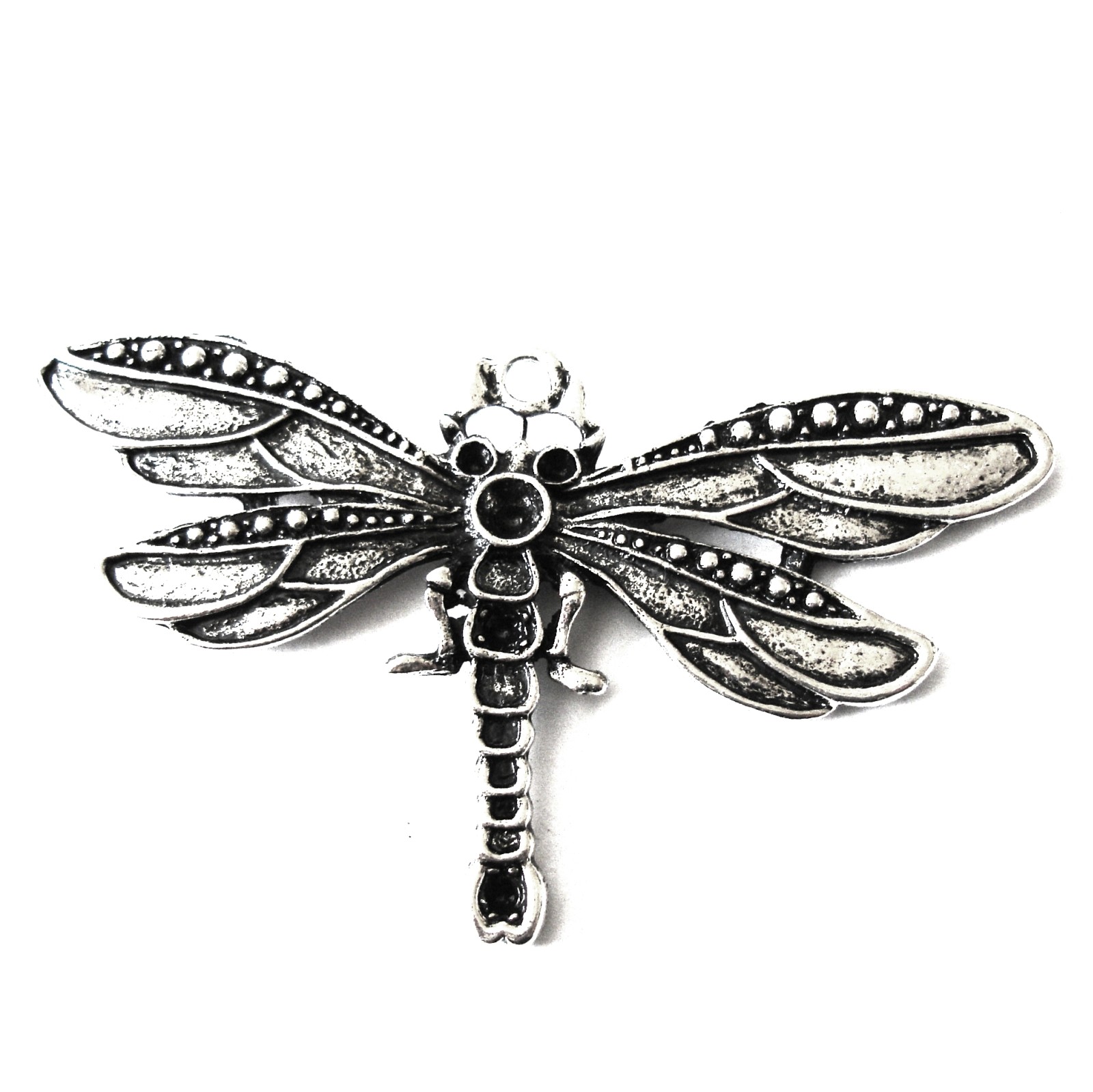 Přívěsek vážka 73x42mm - strostříbrná