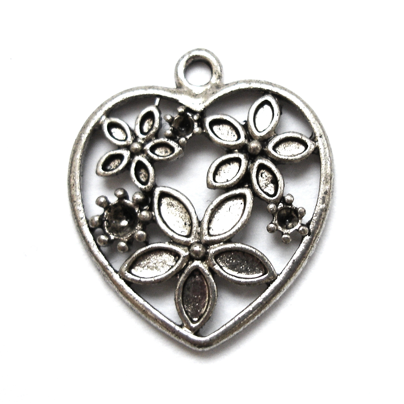 Přívěsek srdce 22x27mm - 1ks