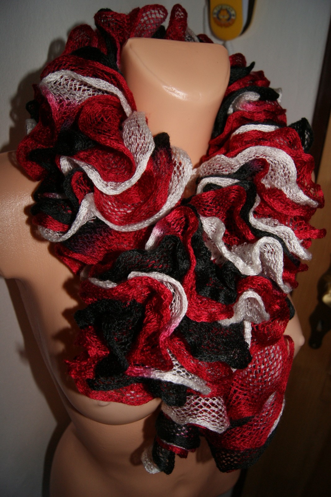 Volánková šála-melírovaná