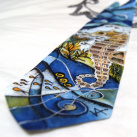 Malovaná kravata Mořský koník