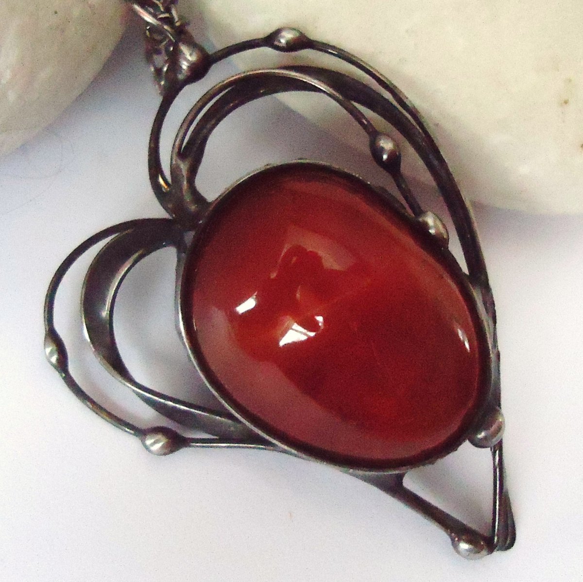 Karneolové2 ... (dlouhý řetízek)