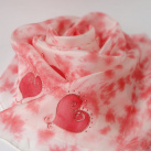 Šípkové Růžence z lásky - hedvábný šál  