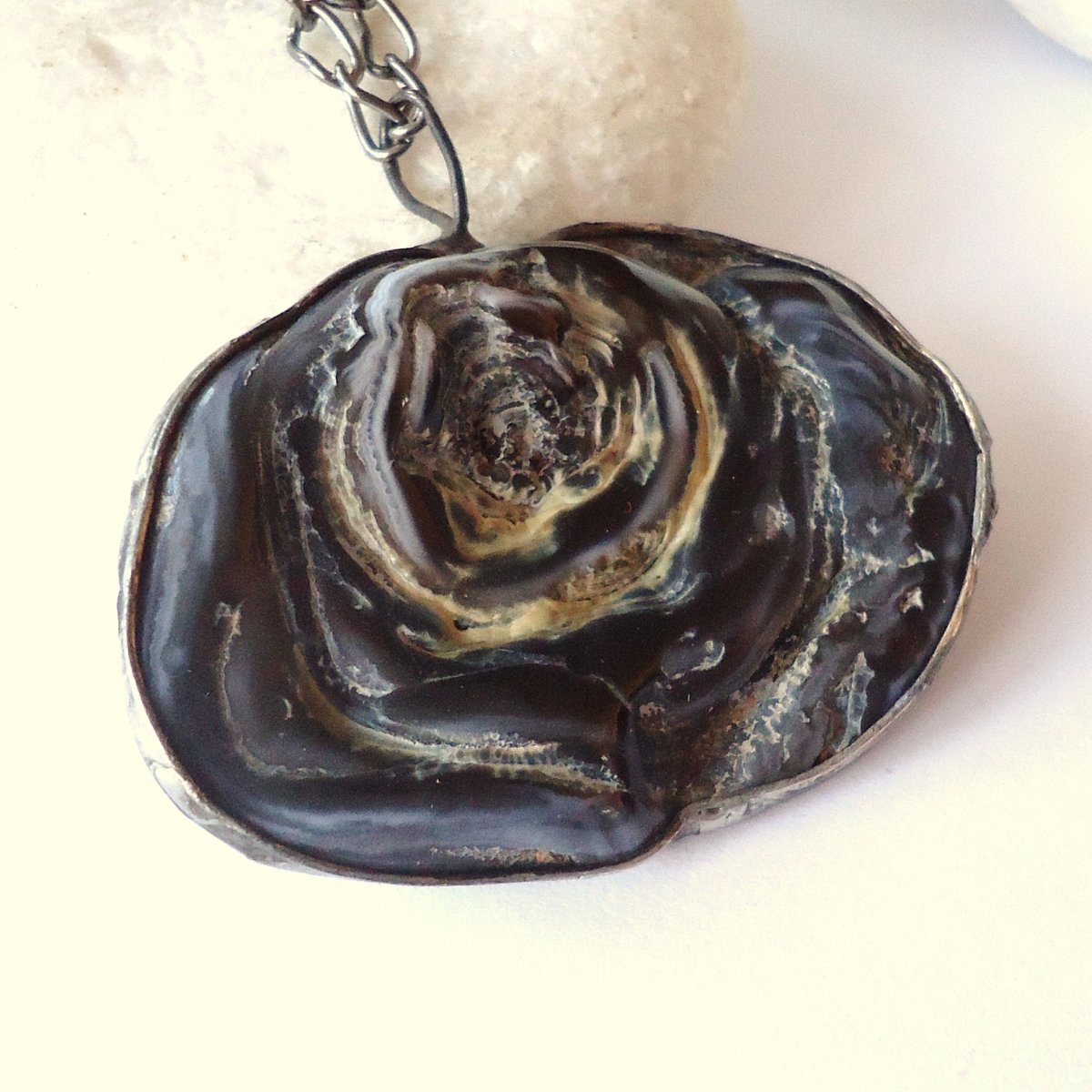 Achátové ... (dlouhý řetízek)