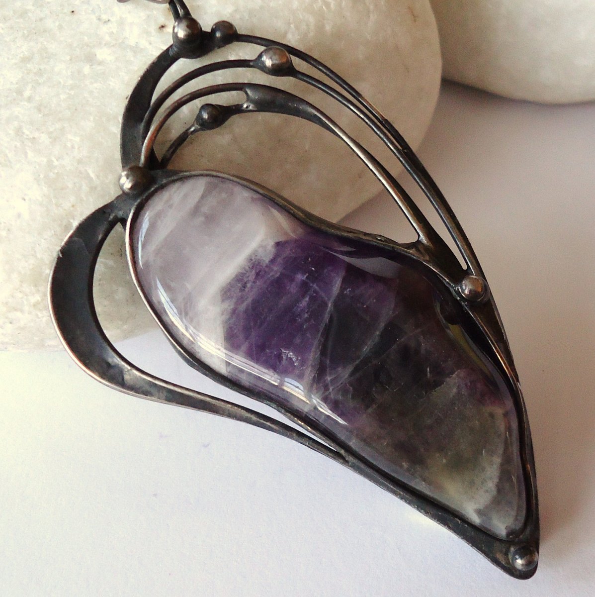 Ametystové... (dlouhý řetízek)