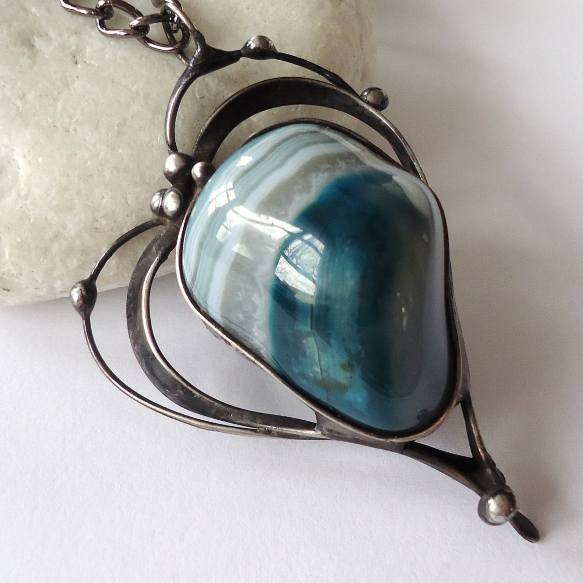 Achátové ... (dlouhý řetízek)