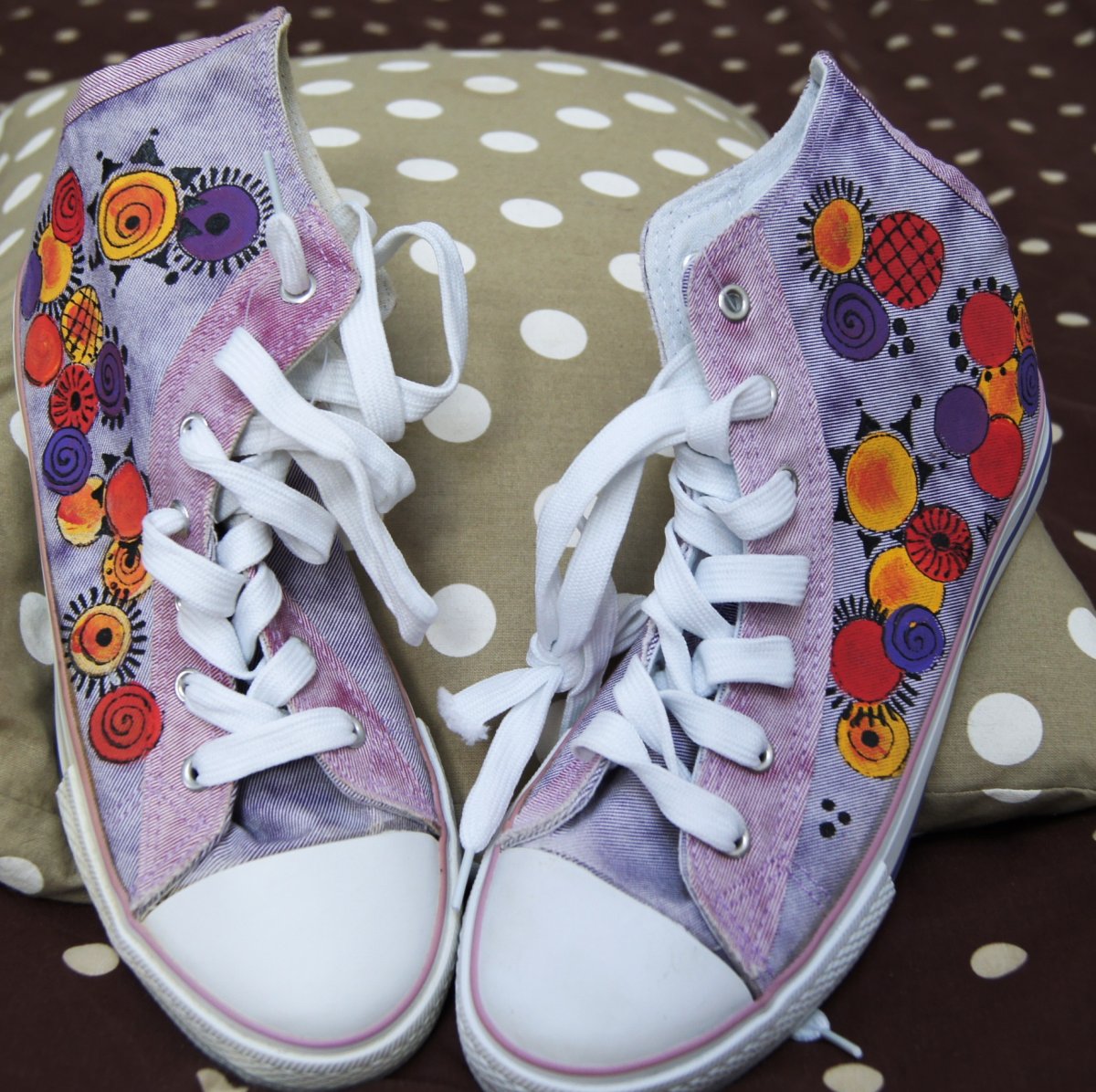 Malované tenisky kuličkačky vel.39