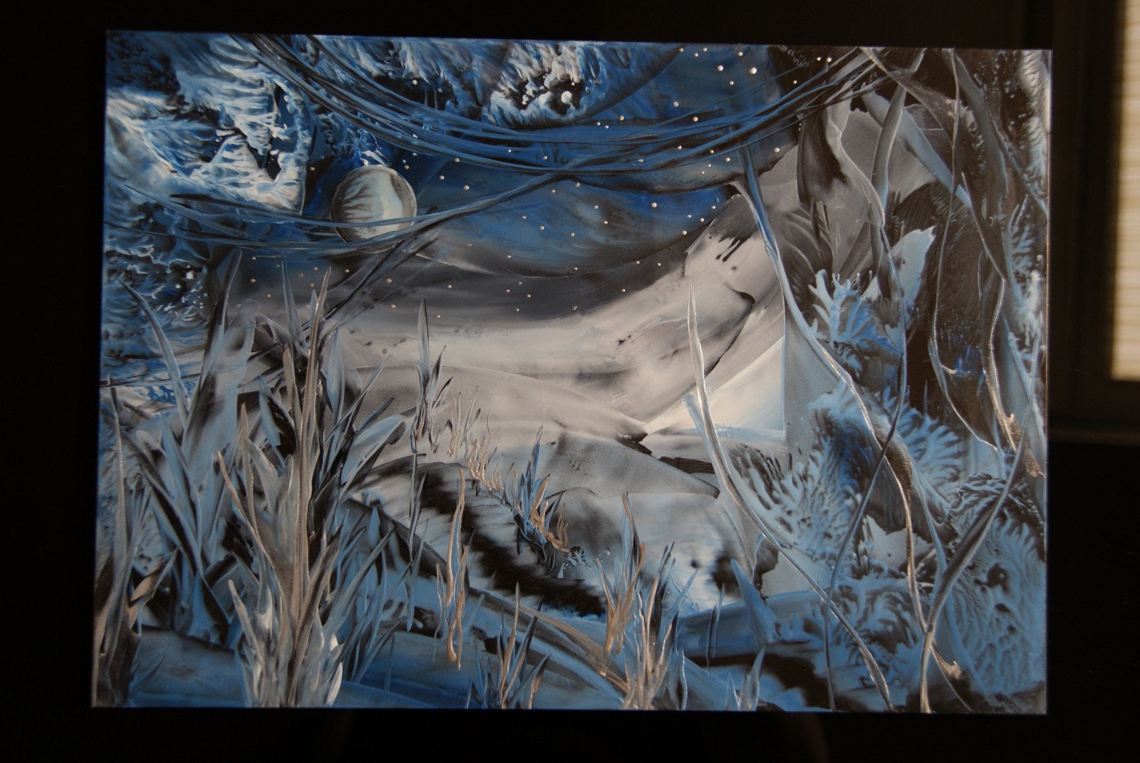 Za úplňku - enkaustika