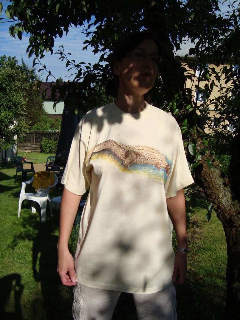 S ALIGÁTOREM na tričku