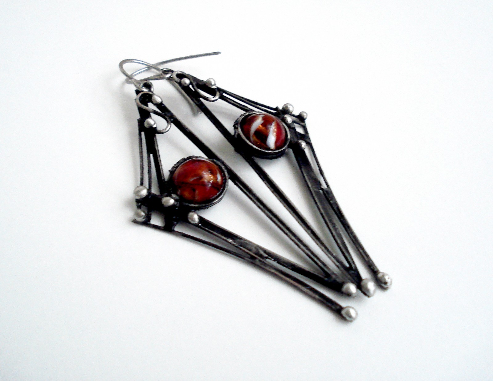 Trojhranné náušnice