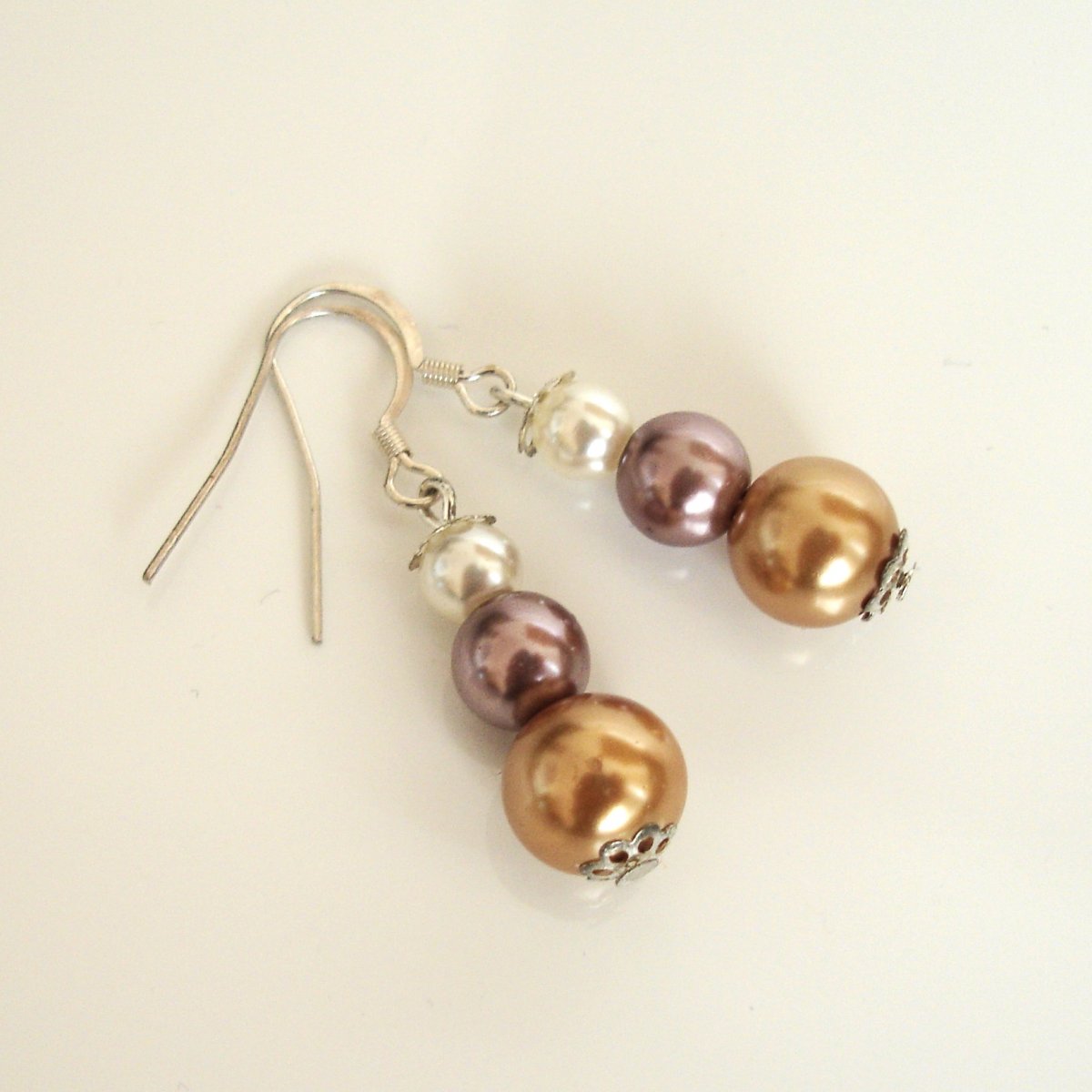 Náušnice barevné -  větší č.1