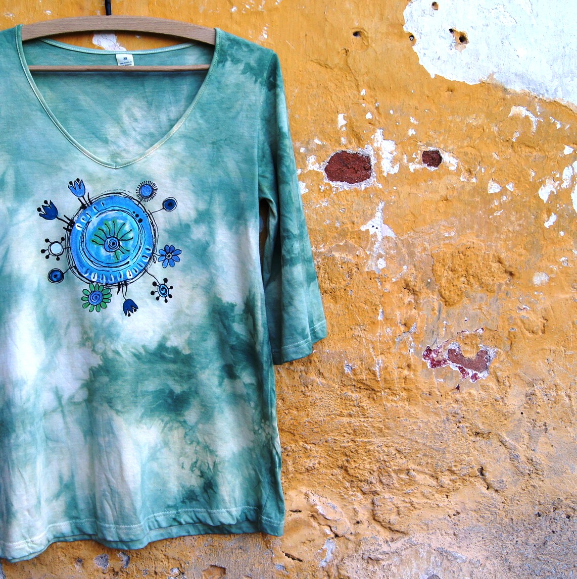 Malovaná tunika pro denní nošení 