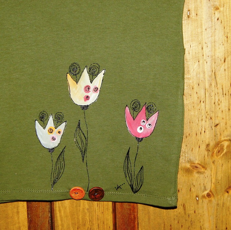 Malovaná minisukénka za bezva cenu