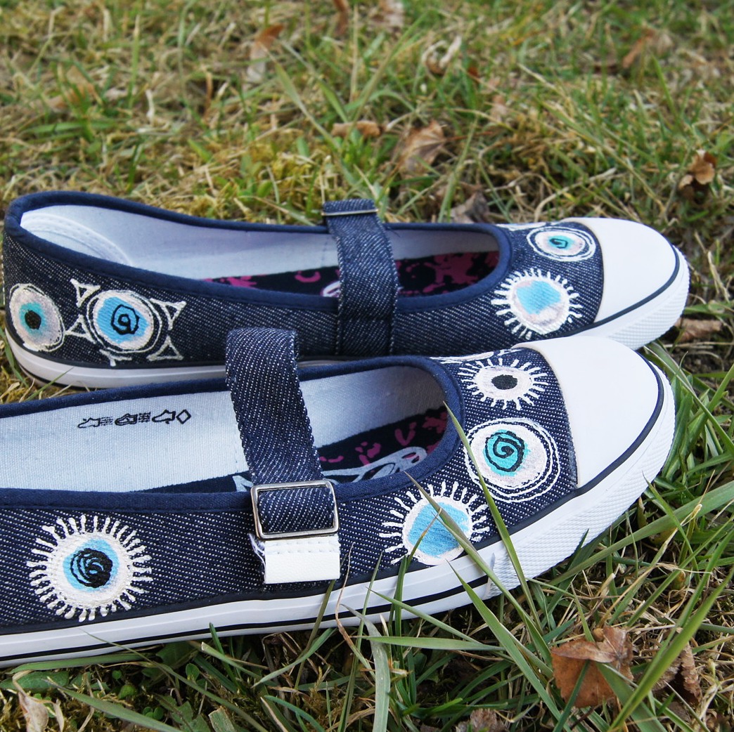 Malované botky kuličkačky :)