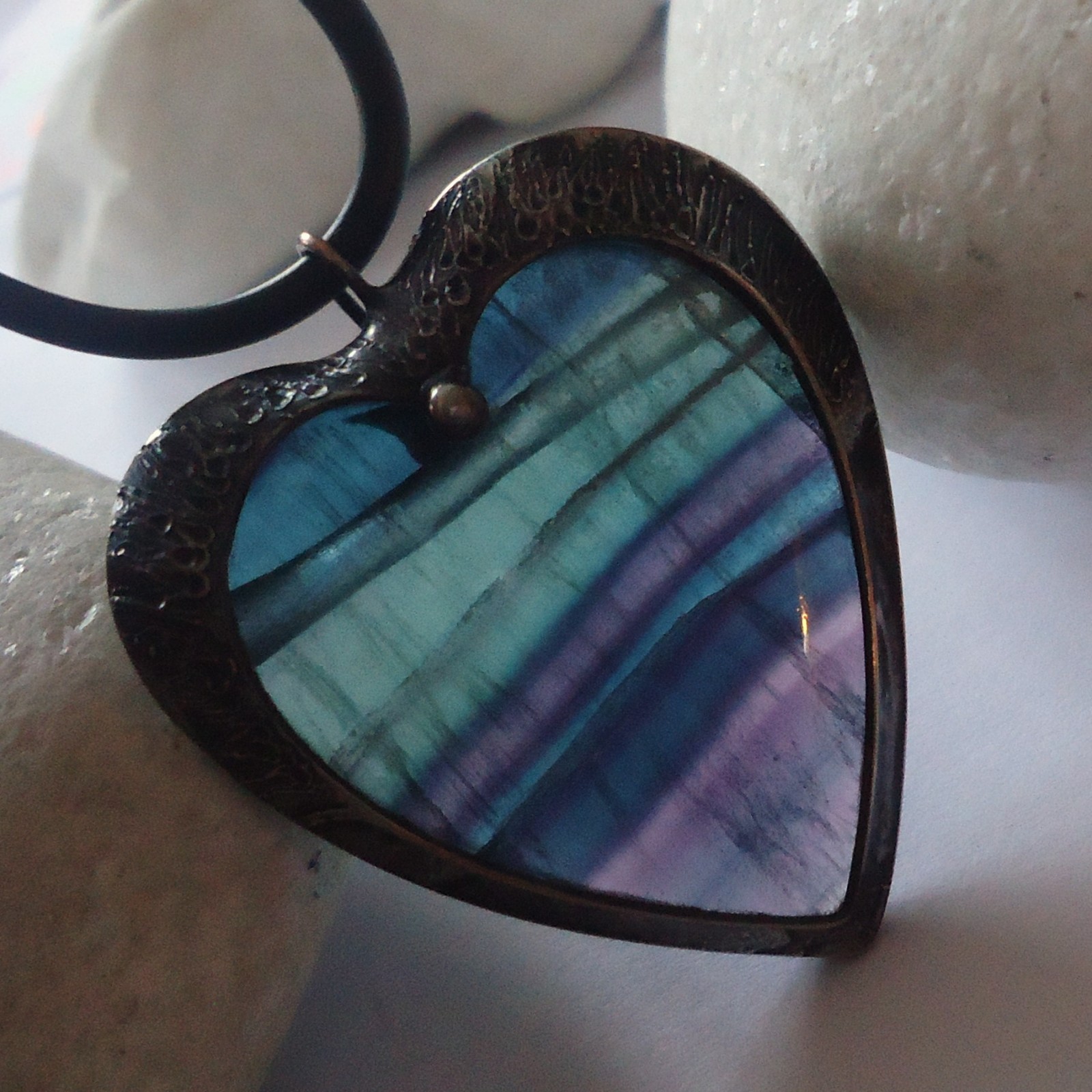 Exkluzivní srdce z fluoritu ...