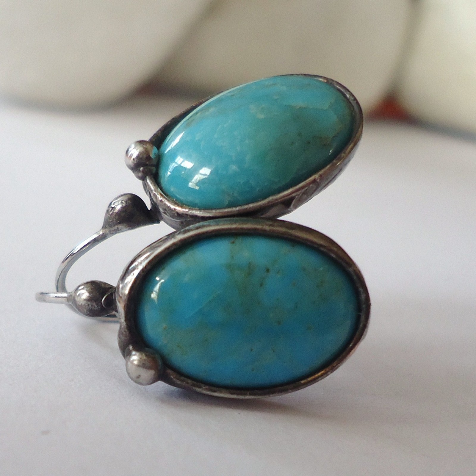 Náušnice s tyrkysem