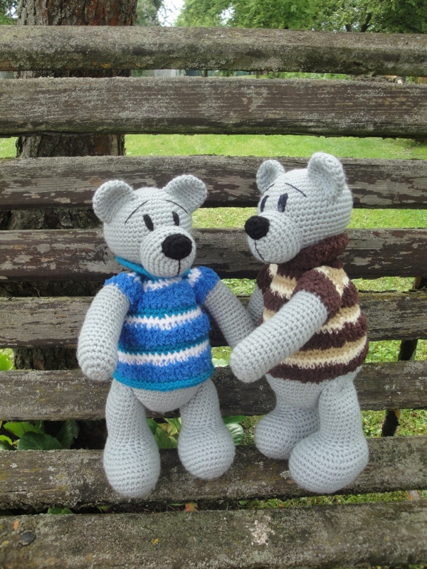 medvídek ve svetrech různých barev NA OBJEDNÁVKU