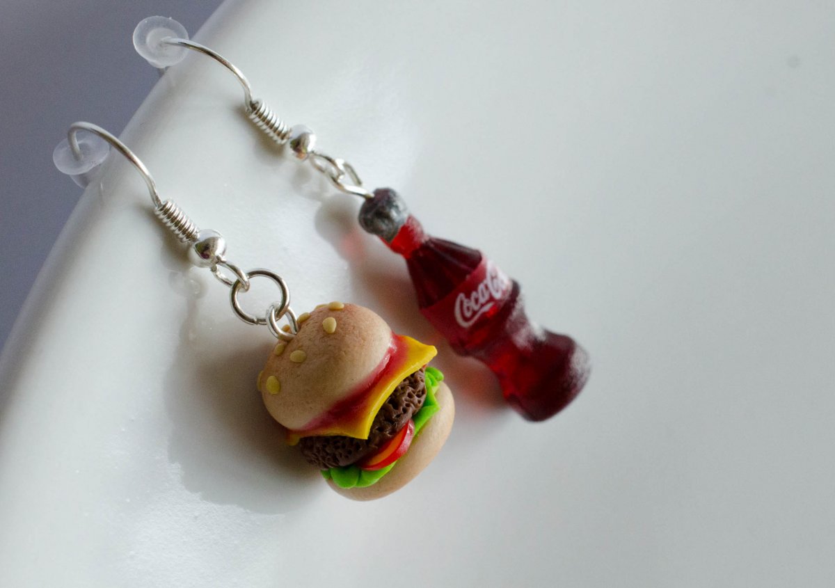 Cola a hamburger