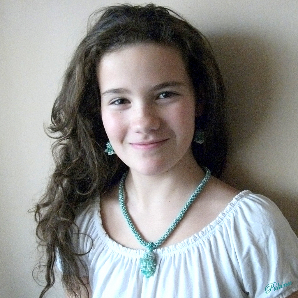 Zelenkavá sada s avanturínem