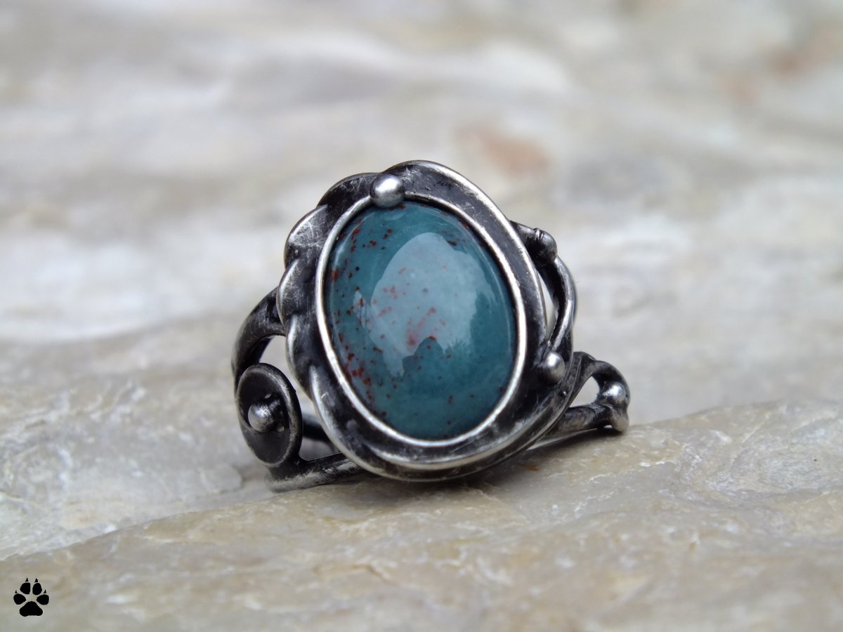 Hlubiny oceánu - prsten s jaspisem