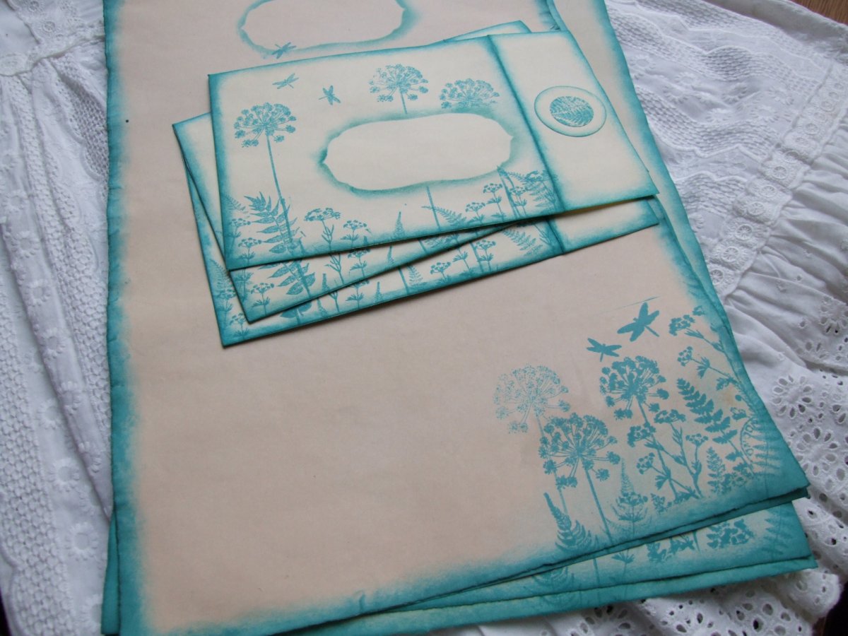 dopisní sada - Trávy