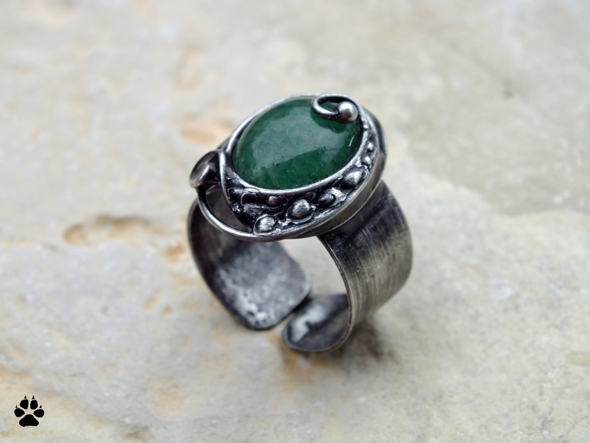 Prsten s avanturínem