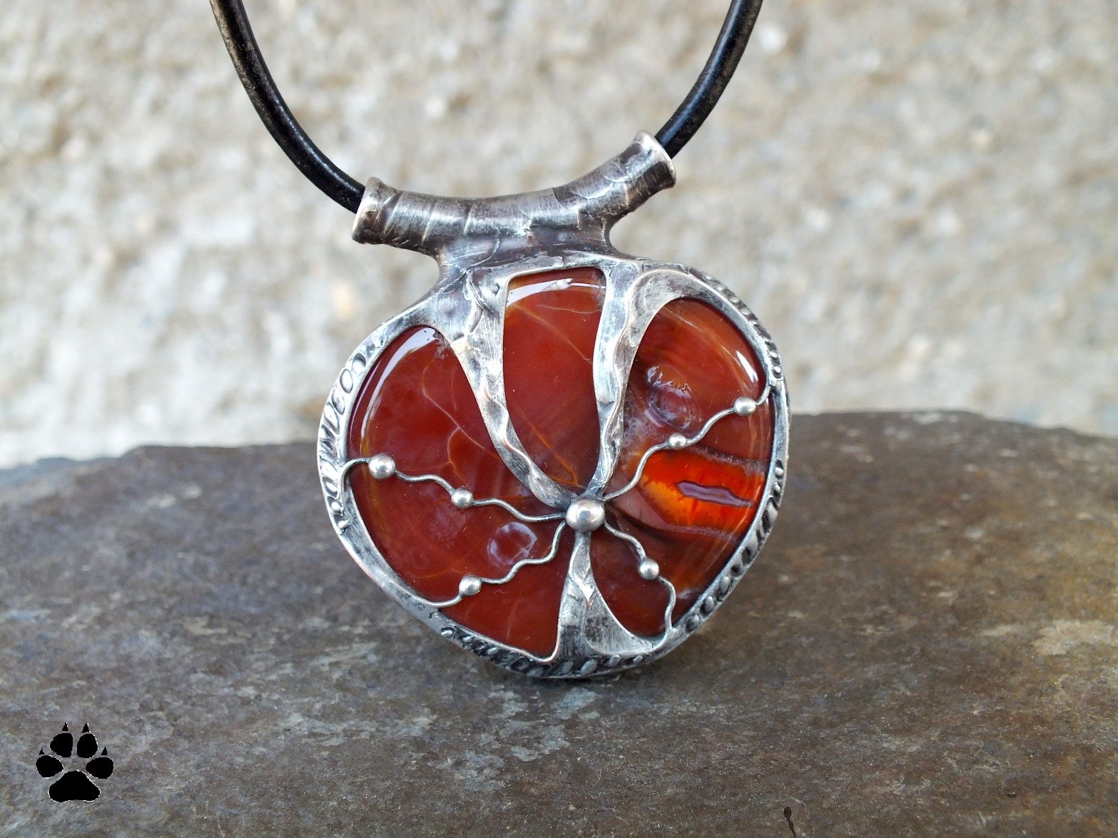 Jiskření-achát ohnivý REZERVOVÁNO!