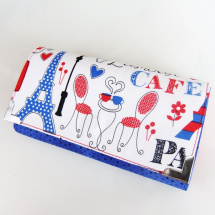 Na kafíčku v Paříži - peněženka 17 cm i na karty