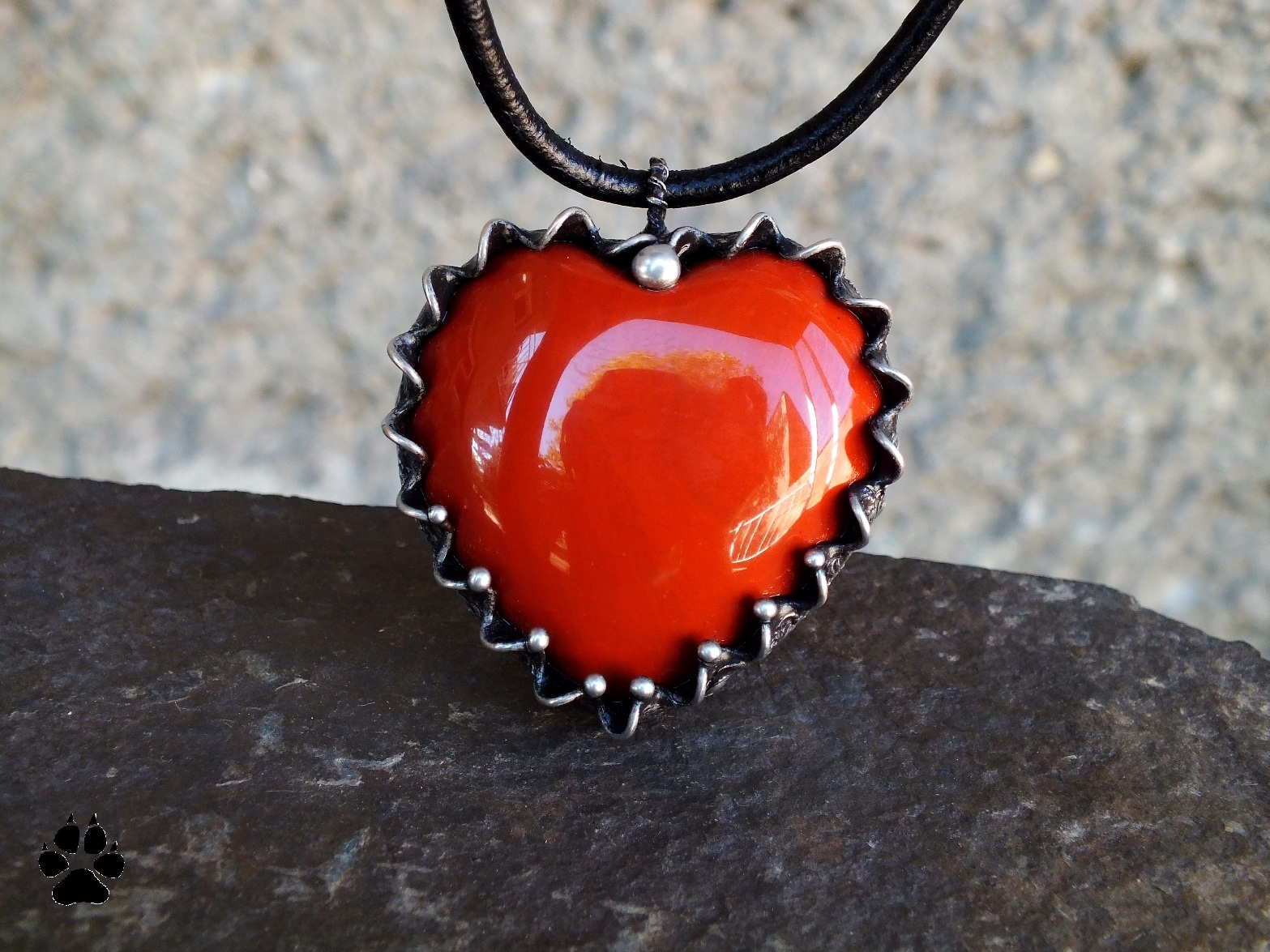 Babiččino SRDCE - jaspis 